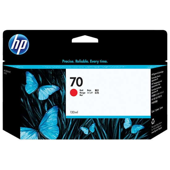 HP 70 130-ml Red DesignJet Ink Cartridge Image