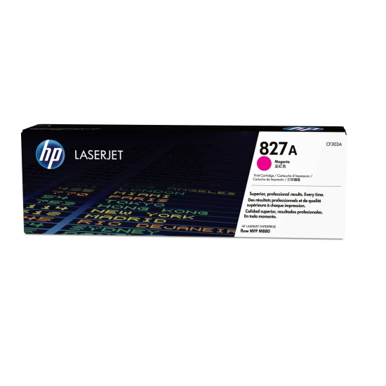 HP 827A Magenta Original LaserJet Toner Cartridge Image