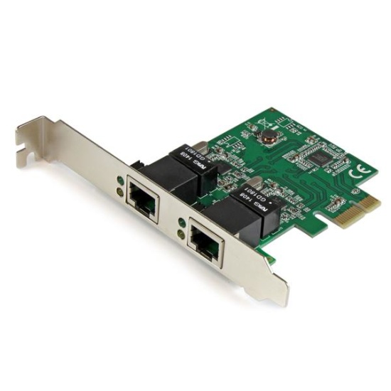 StarTech.com Dual Port Gigabit PCI Express Server Network Adapter Card - PCIe NIC Image