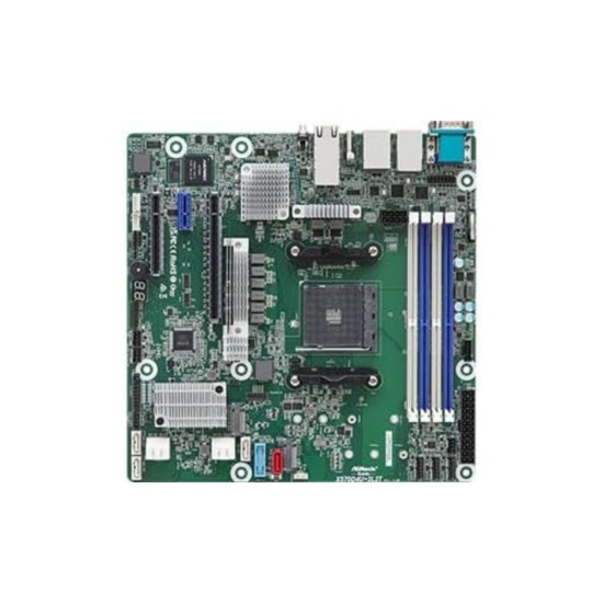 Asrock X570D4U-2L2T/BCM motherboard AMD X570 Socket AM4 micro ATX Image