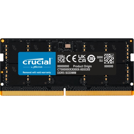 Crucial SORAM D5 5200 48GB CL46 - 48 GB memory module 1 x 48 GB DDR5 5600 MHz ECC Image
