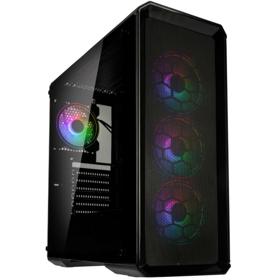 Kolink Levante V2 ARGB Midi Tower Transparent, Black Image