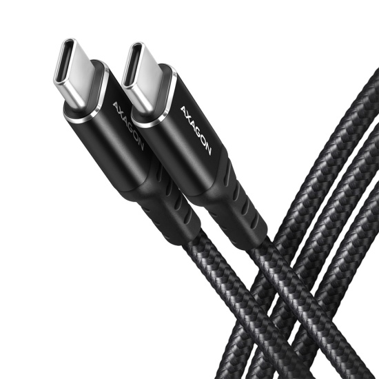 Axagon BUCM-CM20AB USB cable 2 m USB 2.0 USB C Black Image