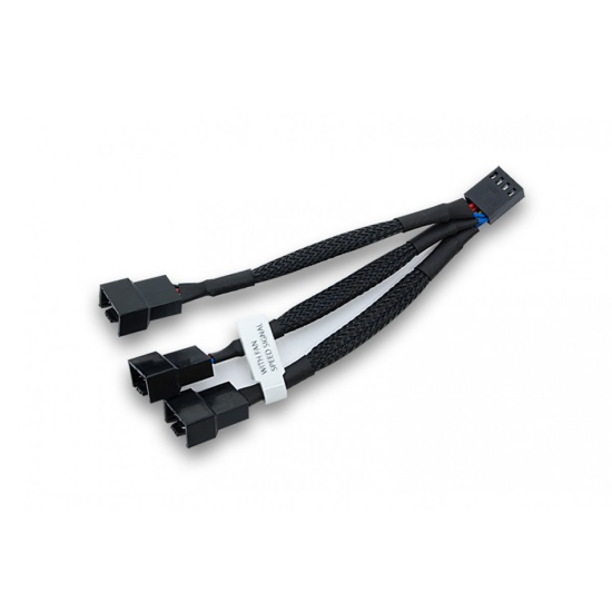 EK Water Blocks EK-Cable Y-Splitter 3-Fan PWM (10cm) Image