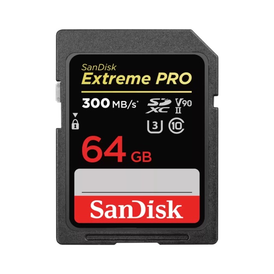 SanDisk Extreme PRO 64 GB SDXC UHS-II Class 10 Image