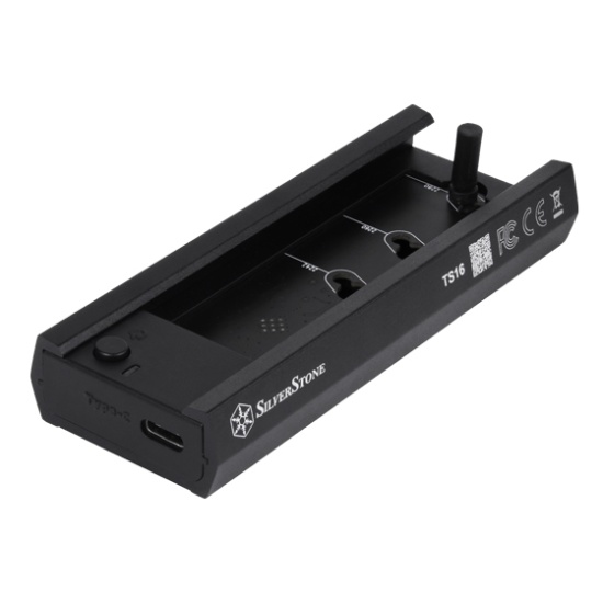 Silverstone TS16 SSD enclosure Black M.2 Image