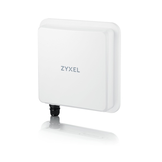 Zyxel FWA710 wireless router Multi-Gigabit Ethernet Dual-band (2.4 GHz / 5 GHz) 5G White Image