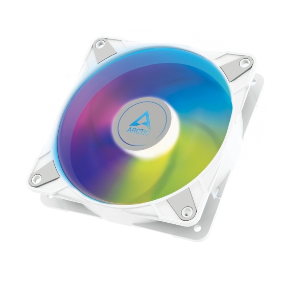 ARCTIC P12 PWM PST A-RGB 0dB - Semi-Passive 120 mm Fan with Digital A-RGB in white Image