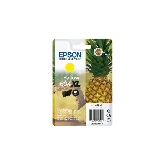 Epson 604XL ink cartridge 1 pc(s) Original High (XL) Yield Yellow Image