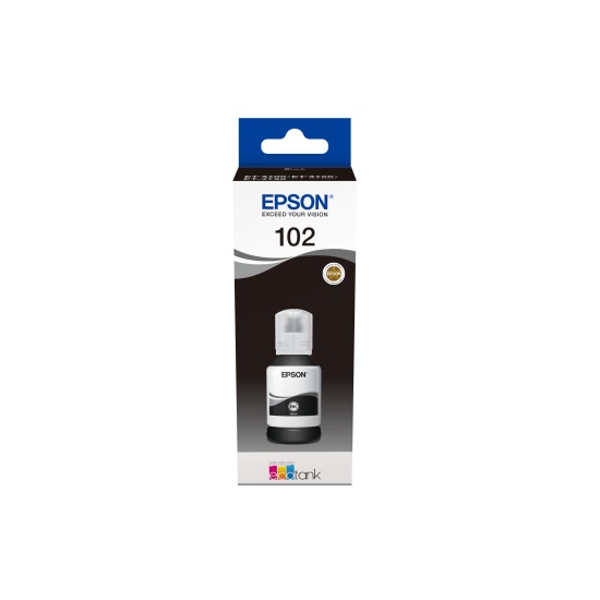 Epson 102 EcoTank Pigment Black ink bottle Image