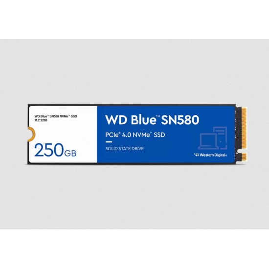 Western Digital Blue SN580 M.2 250 GB PCI Express 4.0 TLC NVMe Image