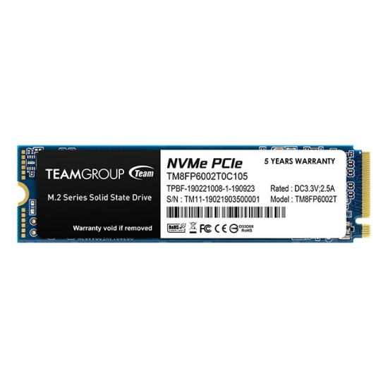 Team Group MP33 M.2 2 TB PCI Express 3.0 3D NAND NVMe Image