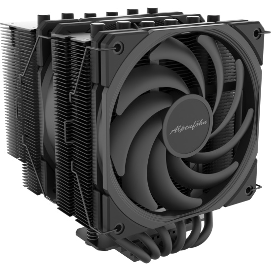 Alpenföhn Brocken 4 Max Processor Air cooler 12 cm Black 1 pc(s) Image