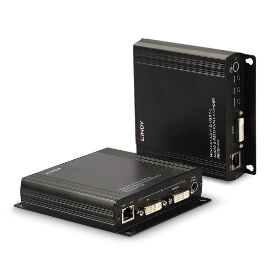 Lindy 140m Cat.6 DVI-D, USB, Audio & RS232 KVM Extender Image