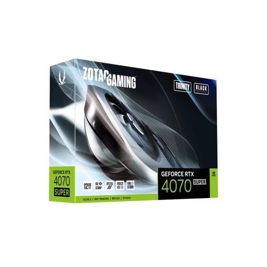 Zotac ZT-D40720D-10P graphics card NVIDIA GeForce RTX 4070 SUPER 12 GB GDDR6X Image