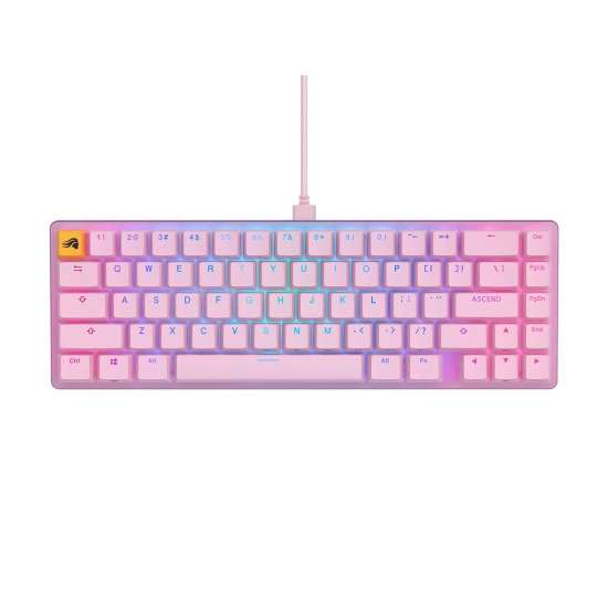 Glorious PC Gaming Race GMMK 2 keyboard USB US International Pink Image