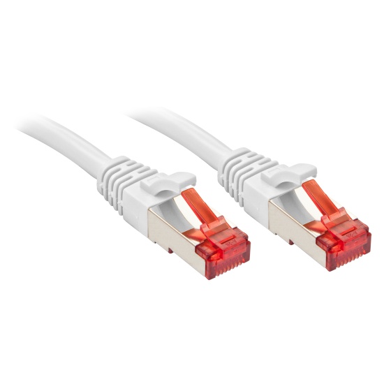 Lindy Rj45/Rj45 Cat6 2m networking cable White S/FTP (S-STP) Image