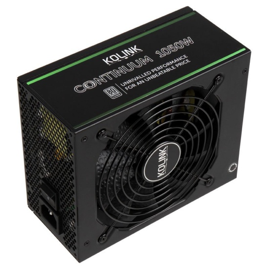 Kolink Continuum 1050W power supply unit 20+4 pin ATX ATX Black Image