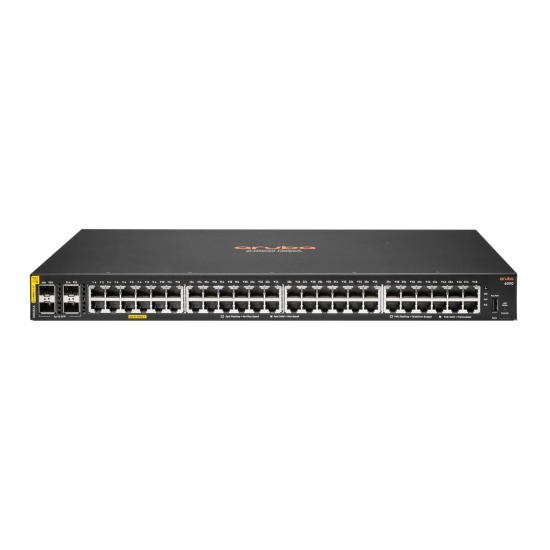 Aruba 6000 48G Class4 PoE 4SFP 370W Managed L3 Gigabit Ethernet (10/100/1000) Power over Ethernet (PoE) 1U Image