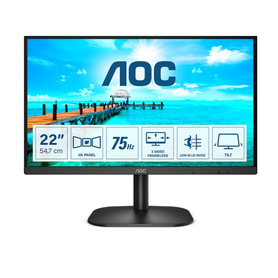 AOC B2 22B2H/EU LED display 54.6 cm (21.5