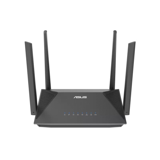 ASUS RT-AX52 AX1800 AiMesh wireless router Gigabit Ethernet Dual-band (2.4 GHz / 5 GHz) Black Image