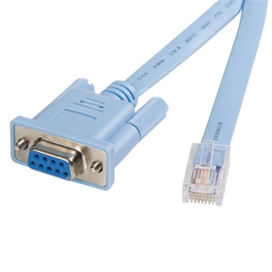 StarTech.com 6 ft RJ45 to DB9 Cisco Console Management Router Cable - M/F Image