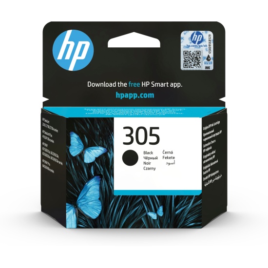 HP 305 Black Original Ink Cartridge Image