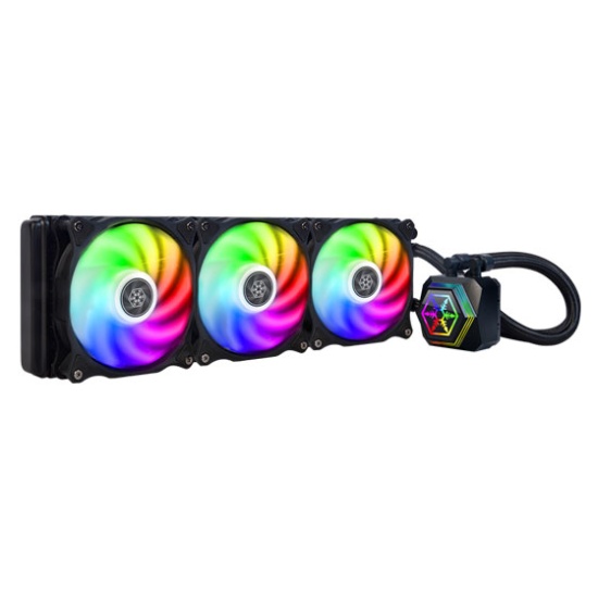 Silverstone SST-PF360-ARGB-V2 computer cooling system Processor All-in-one liquid cooler 12 cm Black 1 pc(s) Image