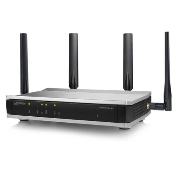 Lancom Systems 1780EW-4G+ wireless router Gigabit Ethernet Dual-band (2.4 GHz / 5 GHz) Black, Grey Image