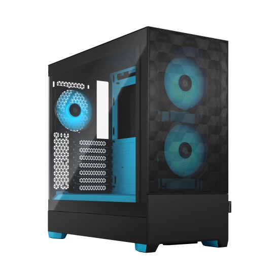 Fractal Design Pop Air Tower Black, Cyan Image