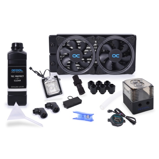 Alphacool ST30 Processor Liquid cooling kit 12 cm Black Image