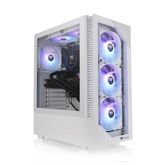 Thermaltake View 200 TG Snow ARGB Midi Tower White Image