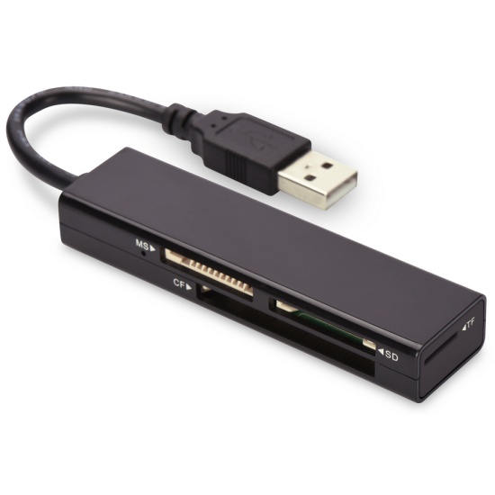 Ednet 85241 card reader USB 2.0 Black Image