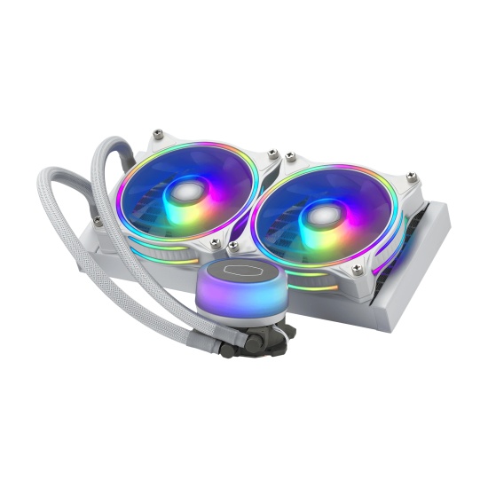 Cooler Master MasterLiquid ML240 Illusion White Edition Processor All-in-one liquid cooler Image