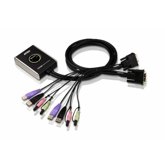 ATEN 2-Port USB DVI KVM Switch with Audio Image