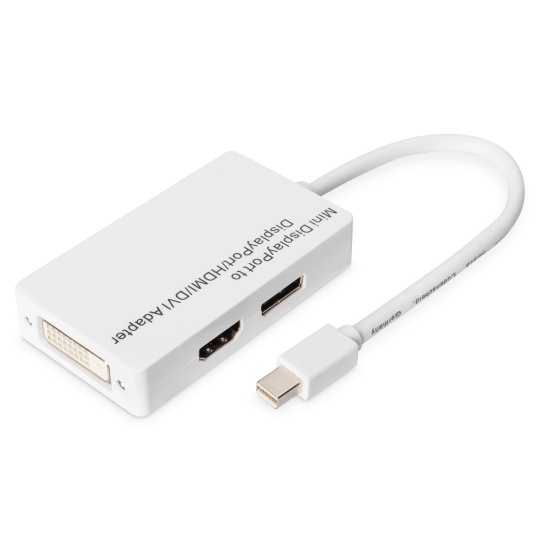 Digitus Mini DisplayPort Adapter - DisplayPort, HDMI + DVI Image