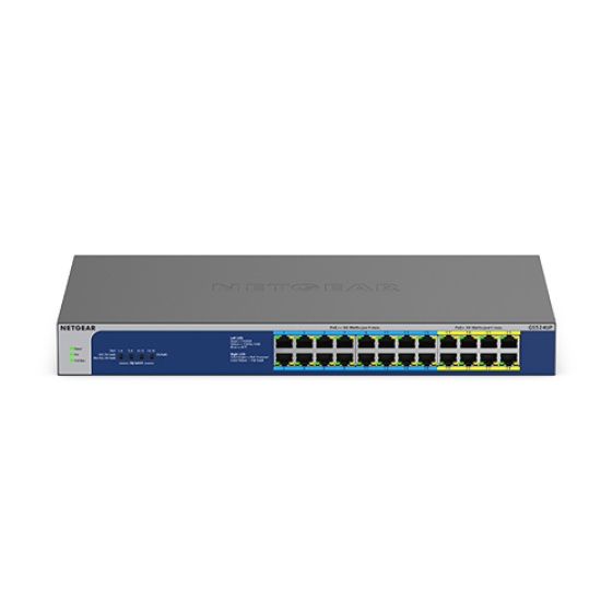NETGEAR GS524UP Unmanaged Gigabit Ethernet (10/100/1000) Power over Ethernet (PoE) Grey Image