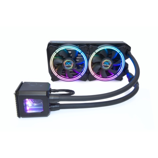 Alphacool Eisbaer Aurora 240 Processor All-in-one liquid cooler 12 cm Black 1 pc(s) Image