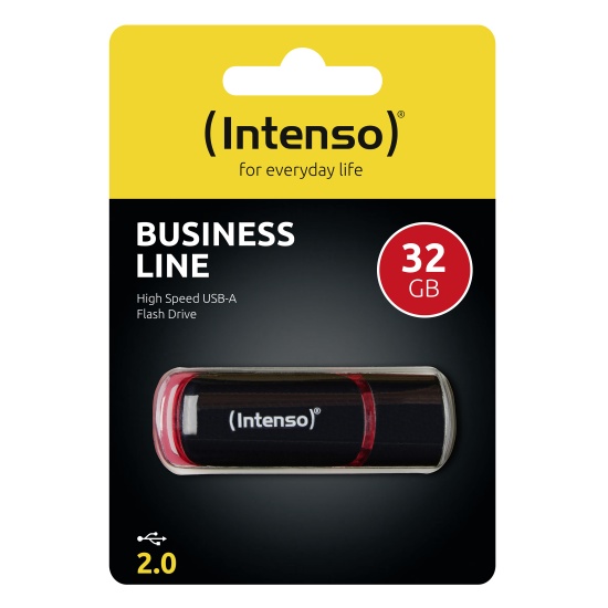Intenso 32GB USB2.0 USB flash drive USB Type-A 2.0 Black, Red Image
