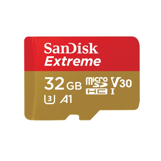SanDisk Extreme 32 GB MicroSDHC UHS-I Class 10 Image