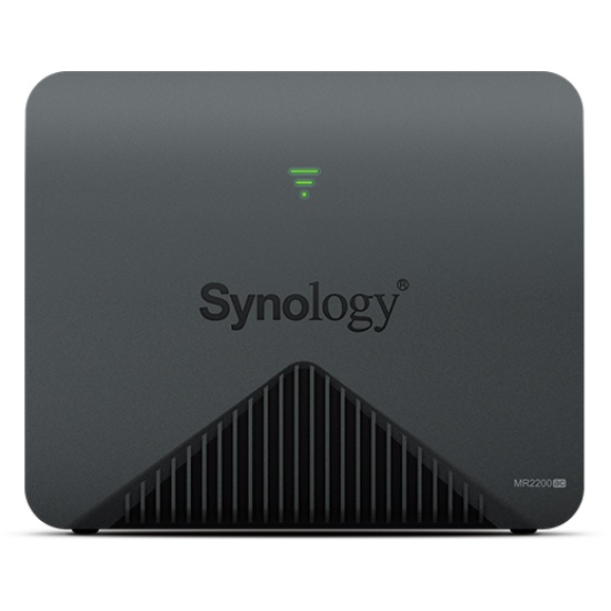Synology MR2200AC wireless router Gigabit Ethernet Dual-band (2.4 GHz / 5 GHz) Black Image