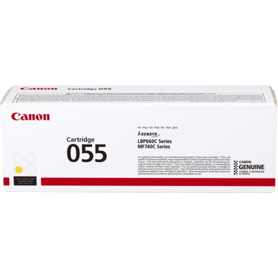 Canon 055 toner cartridge 1 pc(s) Original Yellow Image