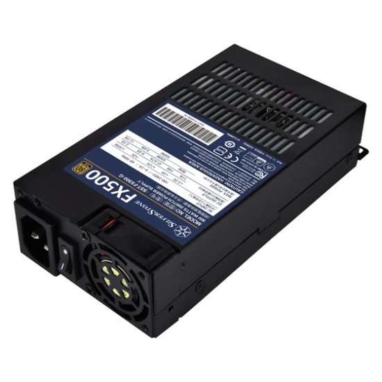 Silverstone FX500 power supply unit 500 W 20+4 pin ATX Flex ATX Black Image