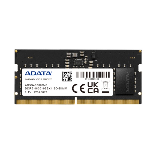 ADATA AD5S48008G-S memory module 8 GB 1 x 8 GB DDR5 4800 MHz ECC Image