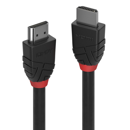 Lindy 2m High Speed HDMI Cable, Black Line Image