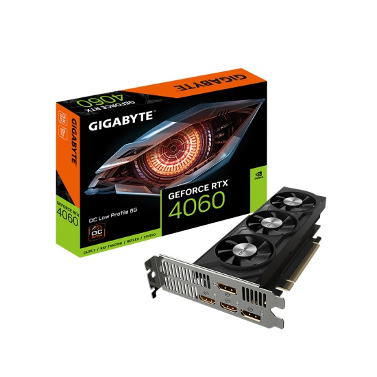 Gigabyte GeForce RTX 4060 OC Low Profile 8G NVIDIA GeForce RTX­ 4060 8 GB GDDR6 Image