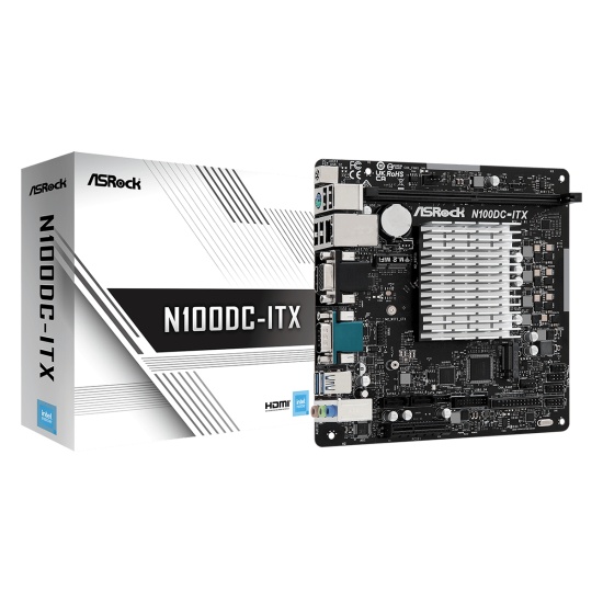 Asrock N100DC-ITX NA (integrated CPU) mini ITX Image