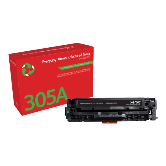 Everyday ™ Black Toner by Xerox compatible with HP 305A (CE410A), Standard capacity Image