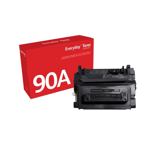 Everyday ™ Black Toner by Xerox compatible with HP 90A (CE390A), Standard capacity Image