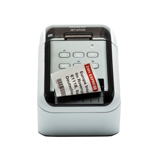 Brother QL-810WC label printer Direct thermal Colour 300 x 600 DPI 176 mm/sec Wired & Wireless Ethernet LAN DK Wi-Fi Image